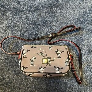 Dooney and Bourke crossbody purse- Mickey Mouse plane crazy
